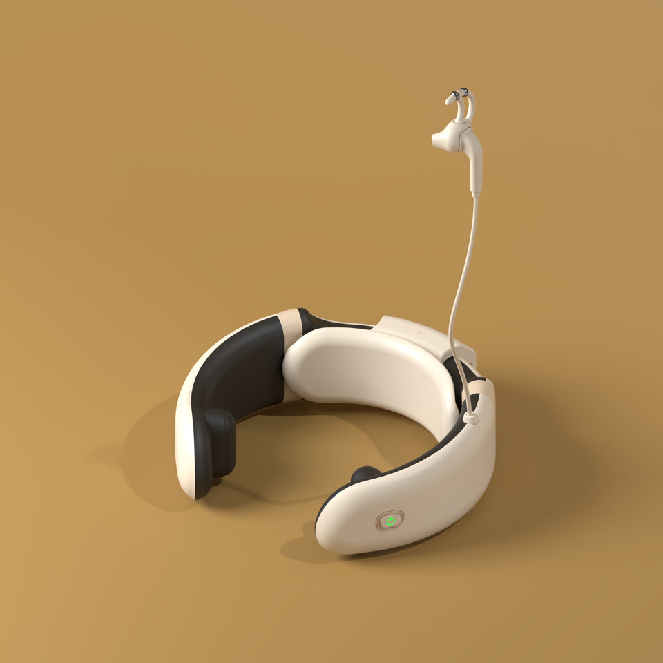 Dune Nevia neckband and connected earpiece